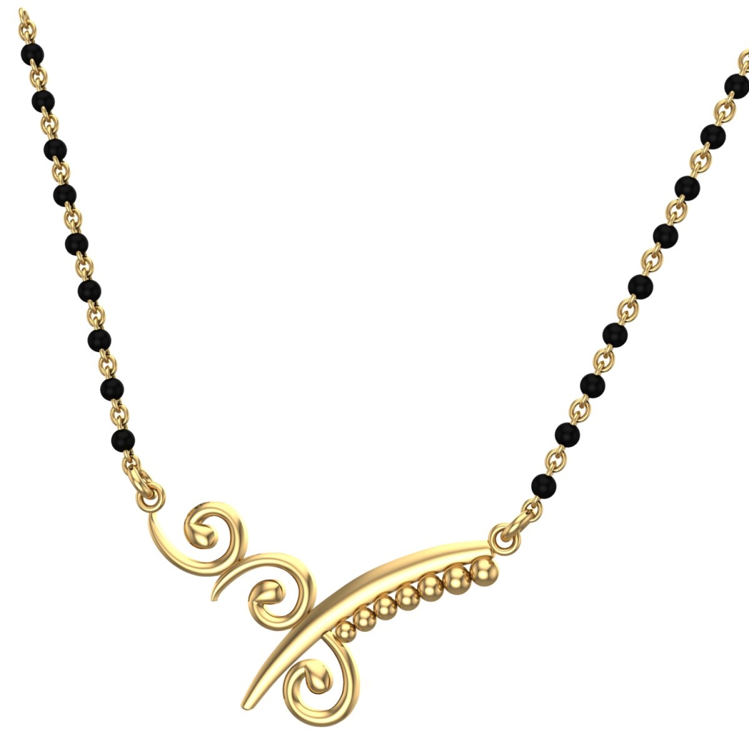 Gold mangalsutra clearance designs with name